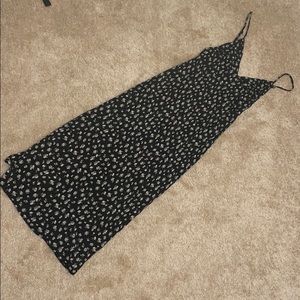black floral dress